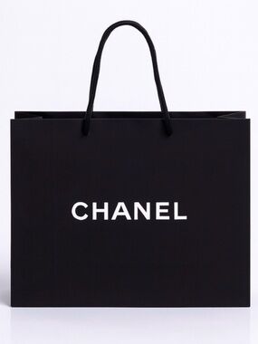 CHANEL Black Shopping Bags